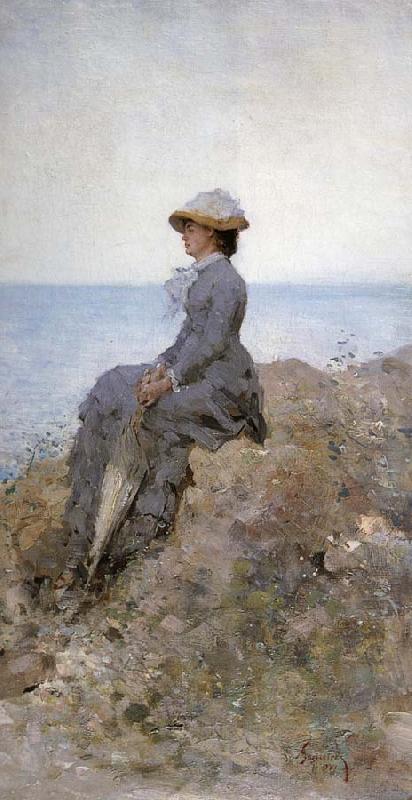 Nicolae Grigorescu On the Sea Shore